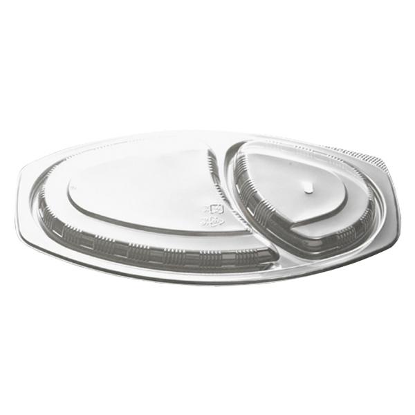 ＢＦカレー内６ 嵌合蓋 Ｕ字穴 １２束（６００枚）【イージャパンモール】 使い捨て食器-皿、ボウル-食器、グラス、カトラリー