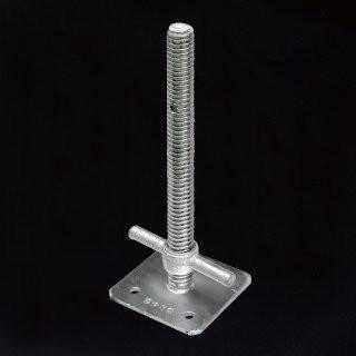 中空パイプジャッキベース10本セットDIY 固定ジャッキ 仮囲い 足場板 