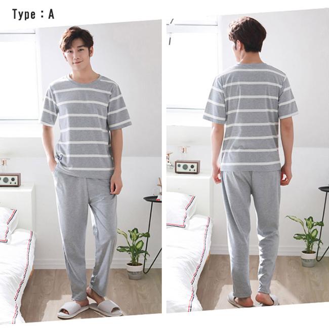 パジャマ メンズ ファッション 2点セット 長ズボン ルームウェア 上下 半袖 部屋着 冷房対策 快適 薄手 紳士 ナイトウェア 男性 おしゃれ 春夏秋 10dsn19aug01 Ejej Shopping 通販 Yahoo ショッピング