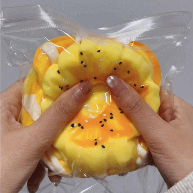 スクイーズ 低反発 おもちゃ ストレス解消 パン ケーキ ドーナツ