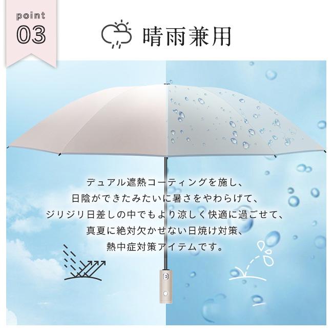 逆さ傘 折りたたみ傘 ワンタッチ 自動開閉 晴雨兼用 10本骨 逆転傘 逆