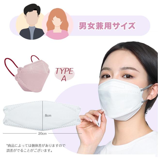 小顔3Dマスク 立体マスク 30枚入 マスク 不織布マスク  パステルカラー 4層 3D立体 口紅が付きにくい 爆買 | ブランド登録なし | 19