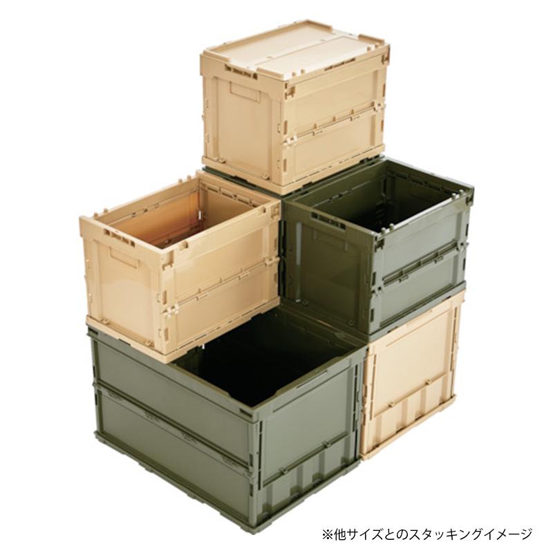 トラスコ α折りたたみコンテナ フタ付き 20L OD色 TR-SC20-OD トラスコ α折りたたみコンテナ フタ付き 20L OD色 TR-SC20-OD