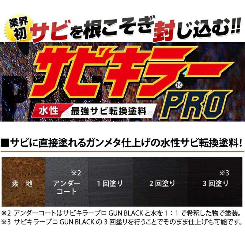 BAN-ZI バンジ 水性錆転換塗料 サビキラープロ ガンブラック 50g