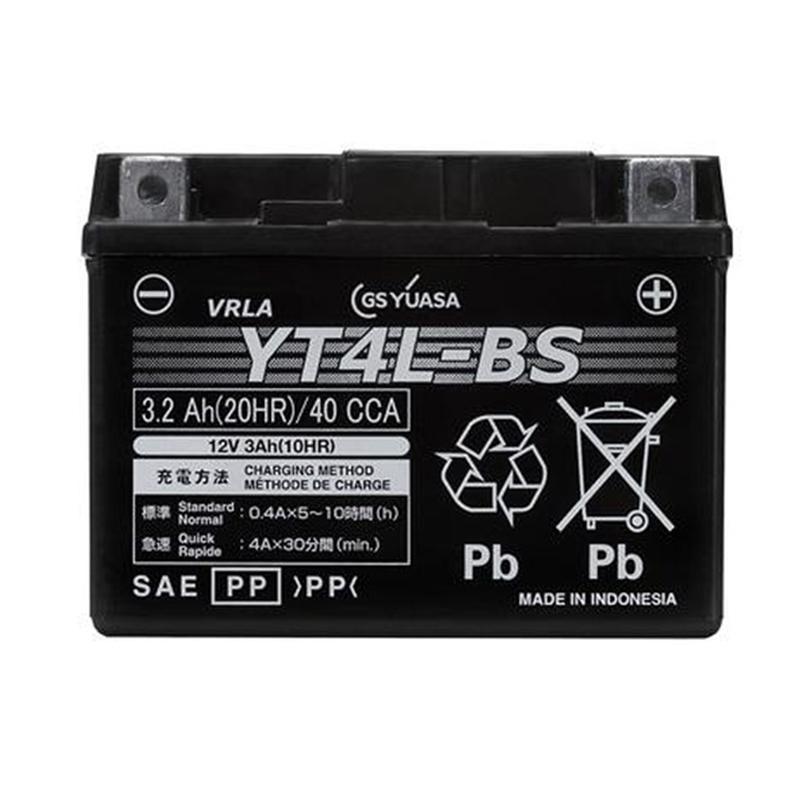 GSユアサ VRLA 制御弁式バッテリー バイク用バッテリー YT4L-BS
