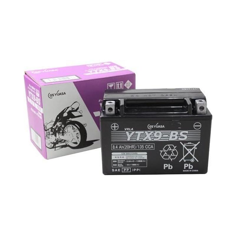 GS YUASA YTX9-BS バッテリー GSユアサ VRLA 制御弁式バッテリー バイク用バッテリー YTX9-BS