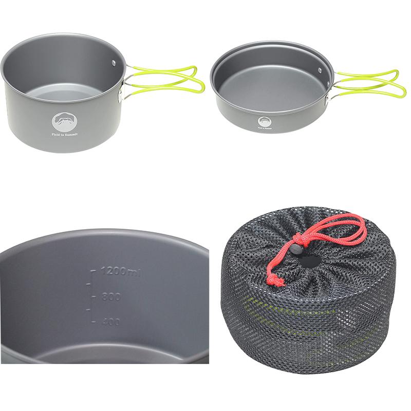Field to Summit アルミクッカーセット 収納袋付き OF-CAAC