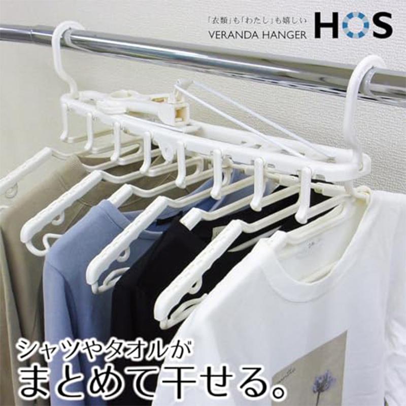 NOBLE クリア　ハンガー 200個　日本製　sh-38 メンズ　レディース オーエ ポリプロピレン製 洗濯 物干し ハンガー ホワイト 約縦38.5×横