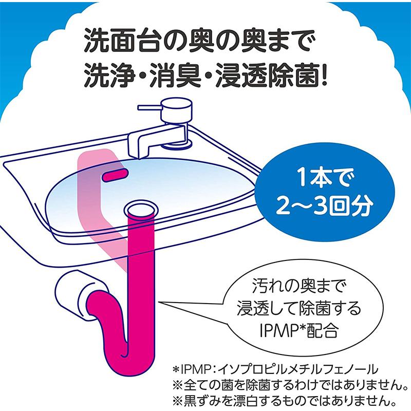 アース製薬 らくハピ マッハ泡 バブルーン 洗面台の排水管 200ml 4901080686312|ejoy|04