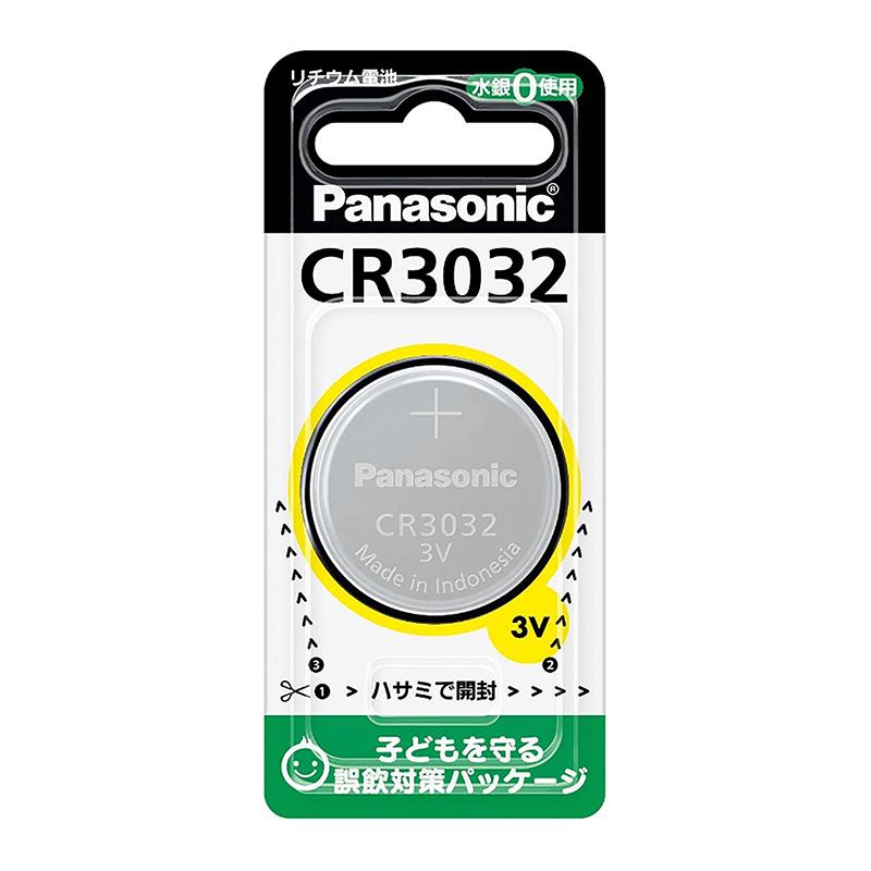 Panasonic リチウム電池 コイン形 3V 1個入 CR3032 パナソニック メール便対応（10個まで） 4902704242242｜ejoy