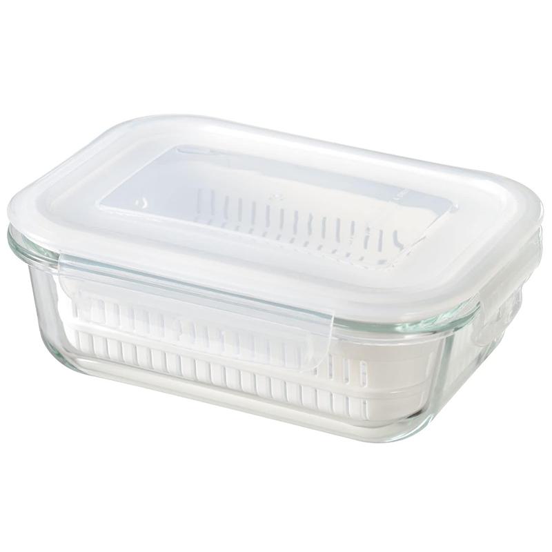 和平フレイズ マジカリーノ 耐熱ガラス 角型 容器セット M 電子レンジ