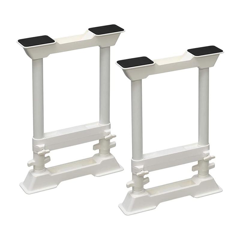 アイリスオーヤマ 家具転倒防止伸縮棒M 2本セット ホワイト SP-45W