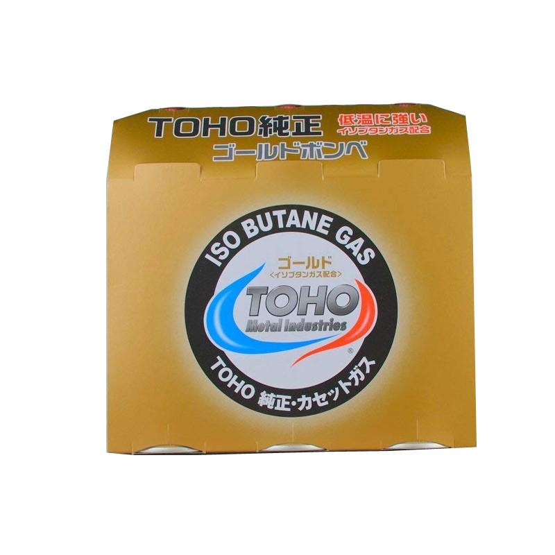 トーホー TOHO 純正・カセットガスゴールドボンベ 250g 3本入り