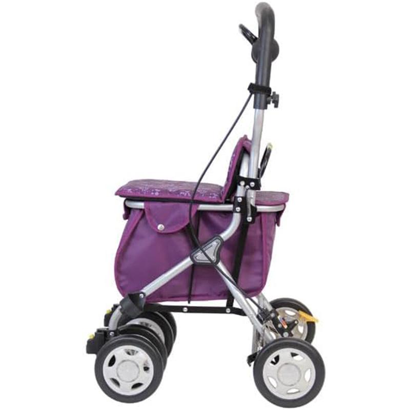 幸和製作所TacaoF シルバーカー パープル 花柄　RUS04 幸和製作所】シルバーカー テイコブRUS04 RUS04| 手押し車 通販