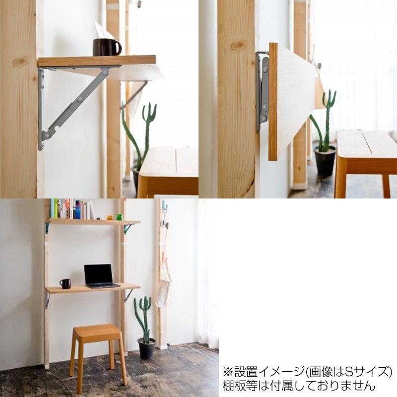 TANNER  折りたたみブラケットL#05 1組(2本入)  Floding bracket ブラック 4949541105415｜ejoy｜04