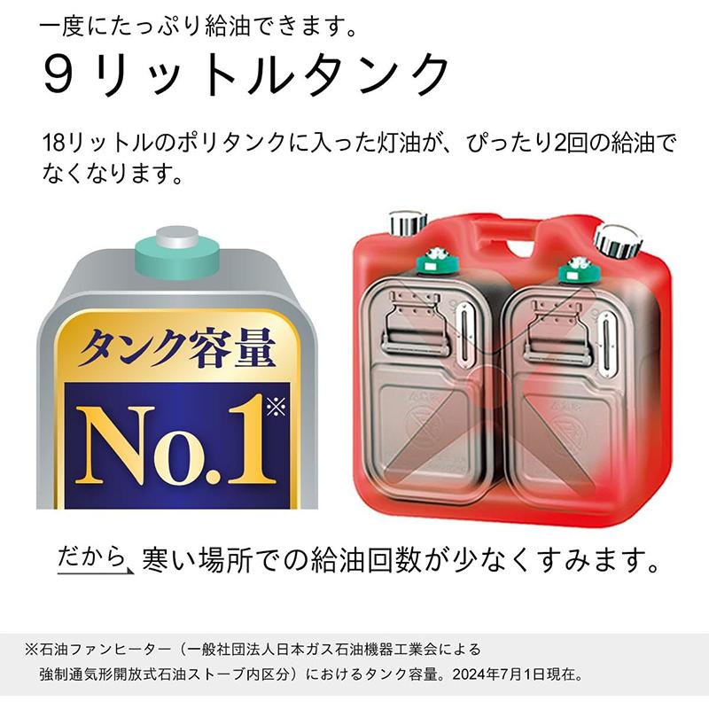 ダイニチ（Dainichi） 石油ファンヒーター Lタイプ ムーンホワイト