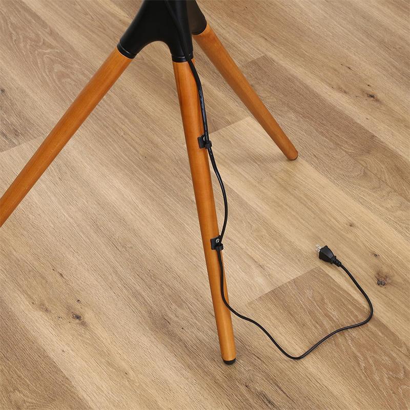 不二貿易 TVスタンド 3本脚 ブナ材 幅88×奥行42×高さ138.5cm