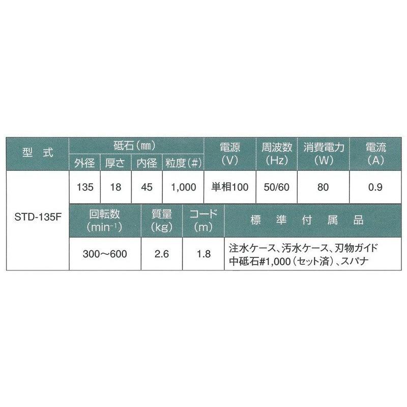 シンコー 新興(SHINKO) 変速刃物とぎ機 STD-135F｜ejoy｜09