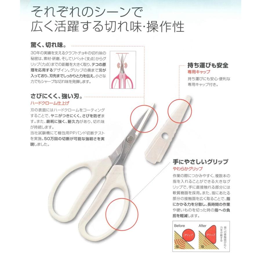 アルスコーポレーション 工作用はさみ クラフトチョキ 左利き用