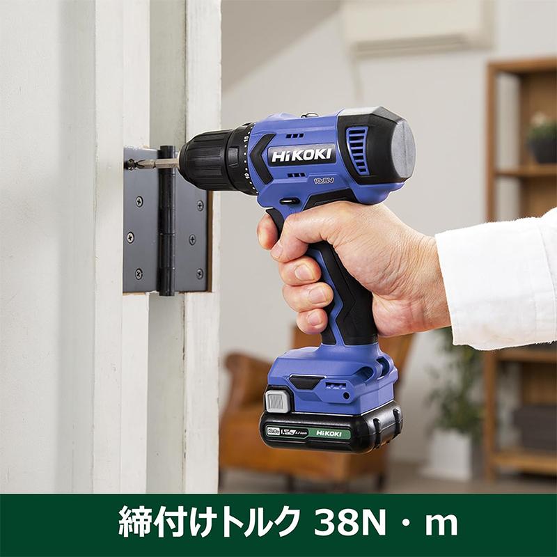 HiKOKI（ハイコーキ） 10.8V 充電式 ドライバドリル コードレス 