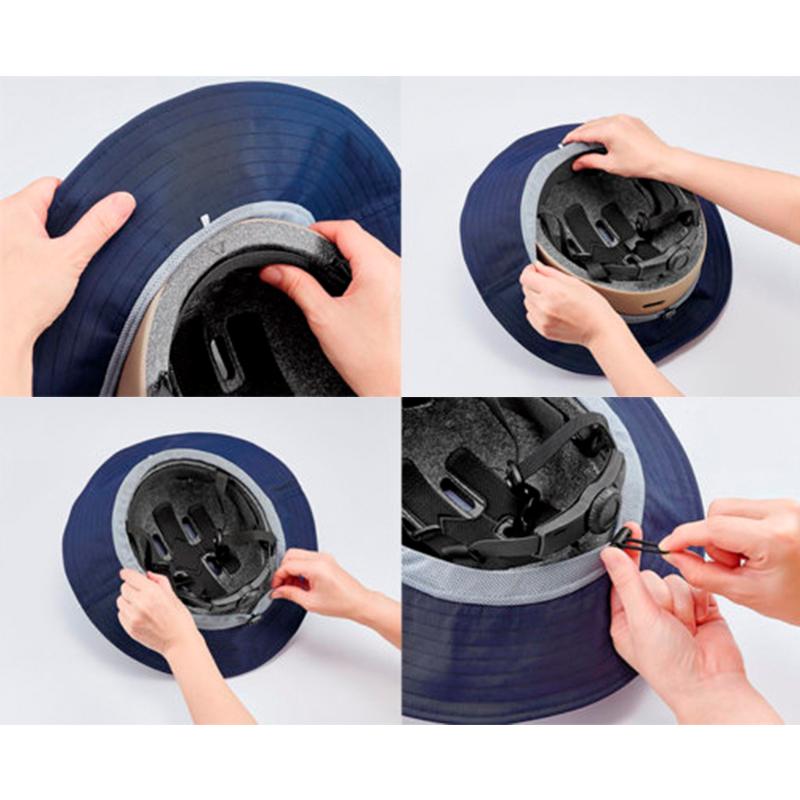 コジット おしゃヘル レインハット ネイビー おしゃヘルヘルメット用