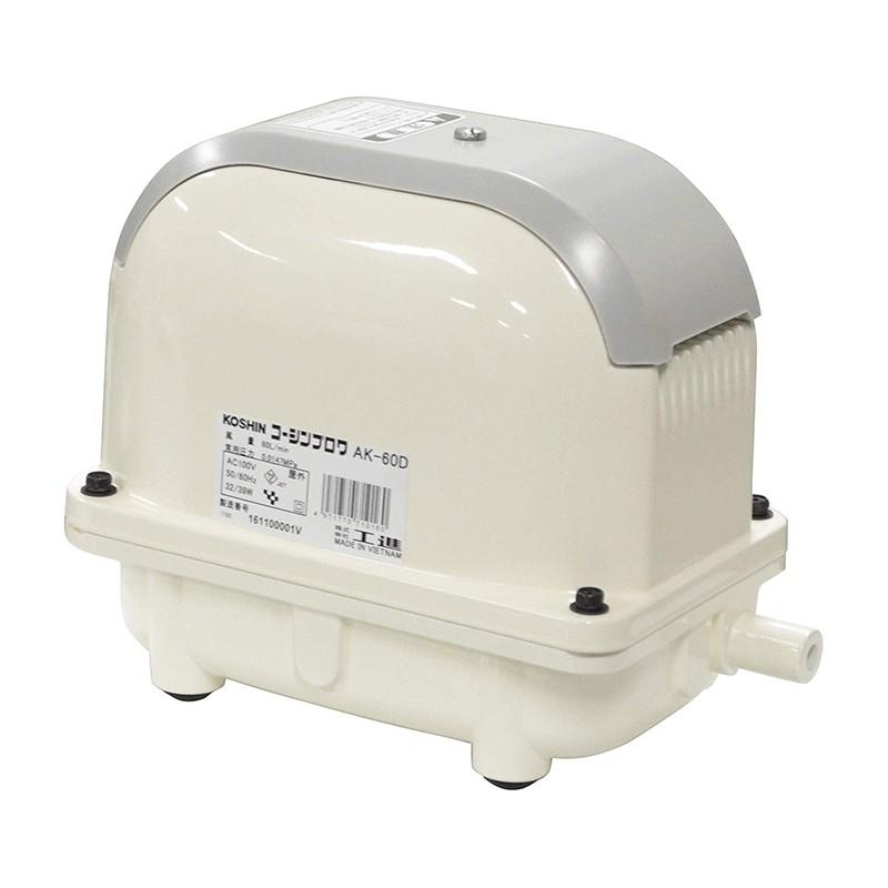 工進 浄化槽用エアーポンプ コーシンブロワポンプ 風量60L AK 工進 浄化槽用エアーポンプ コーシンブロワポンプ 風量60L AK