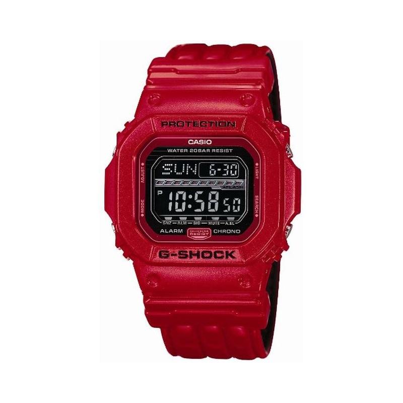 CASIO G-SHOCK G-LIDE レッド デジタル腕時計 本体 G-SHOCK CASIO カシオ 腕時計 G-LIDE レッド GLS-5600L-4JF