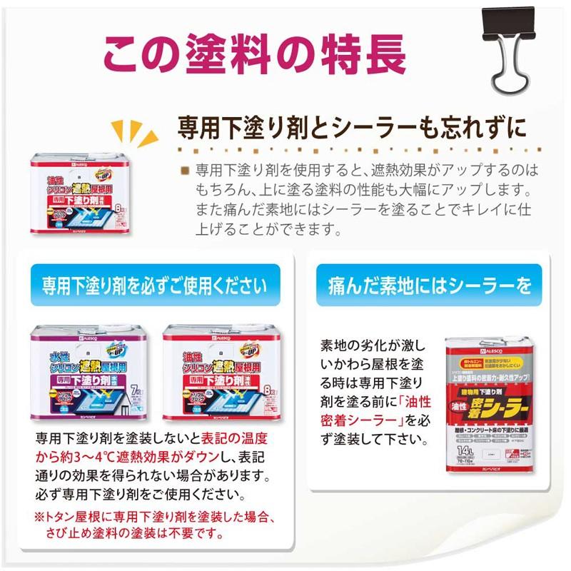 カンペハピオ 油性シリコン遮熱屋根用 新ぎん黒 14kg 送料無料 4972910329853｜ejoy｜05