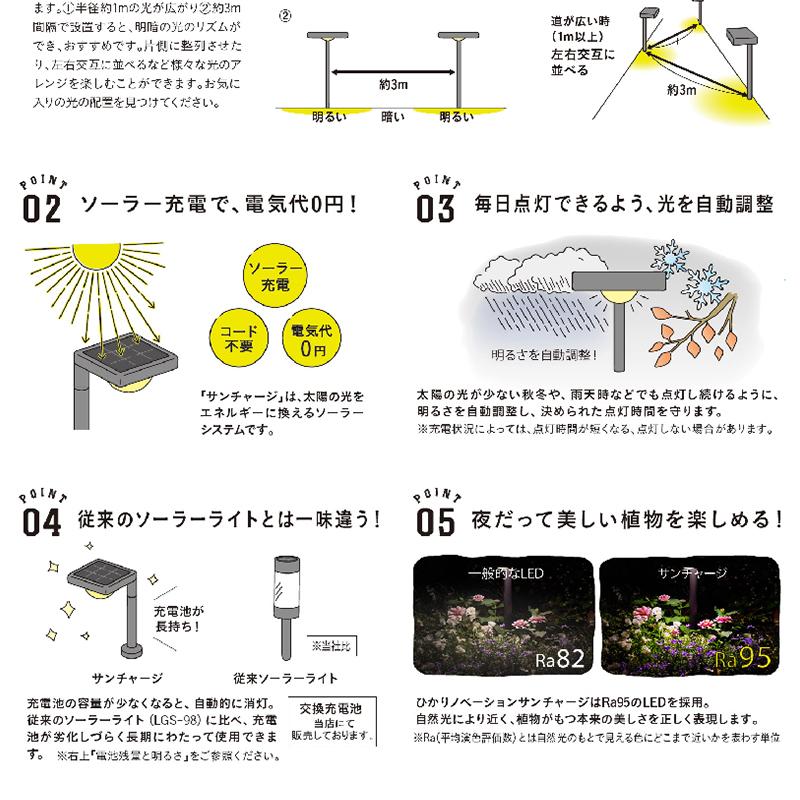 タカショー ひかりノベーション SUNCHARGE 花のひかり 2個入り タカショー ひかりノベーション SUNCHARGE 花のひかり 2個入り