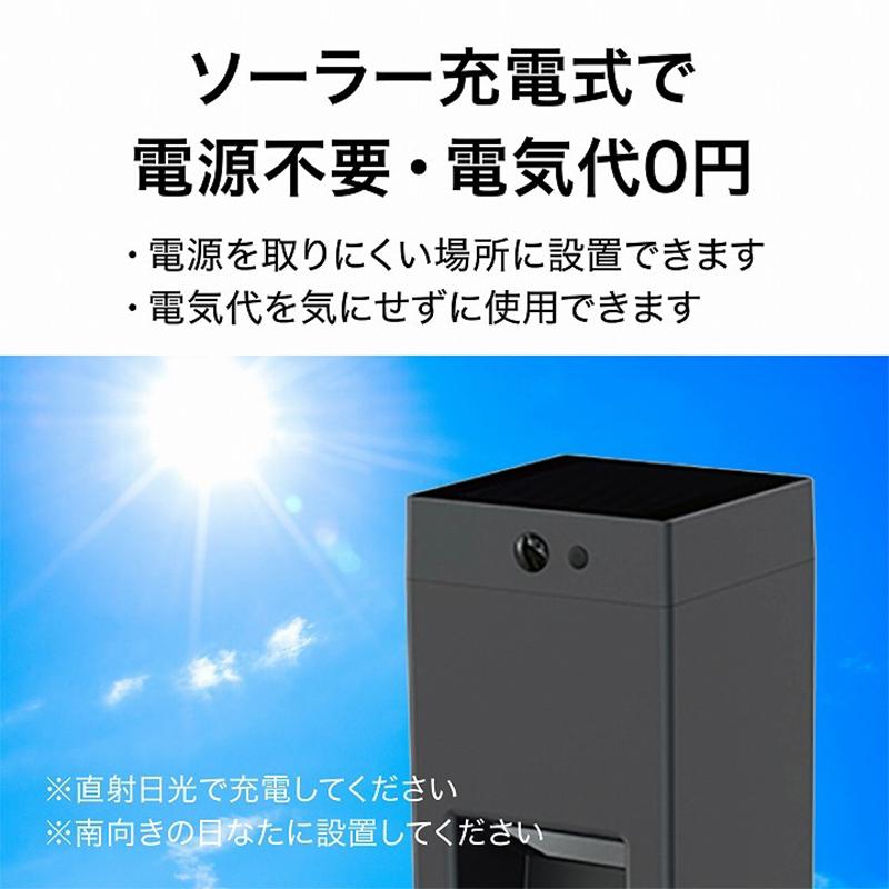 タカショー ExLights ソーラー ポールライト CUBE /A 人感 タカショー ExLights ソーラー ポールライト CUBE /A 人感