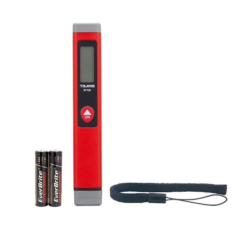 タジマ レーザー距離計 充電式 レッド LKT-PL15R×1個 レーザー距離計タジマPL15 タジマツール(TJMデザイン) 【通販