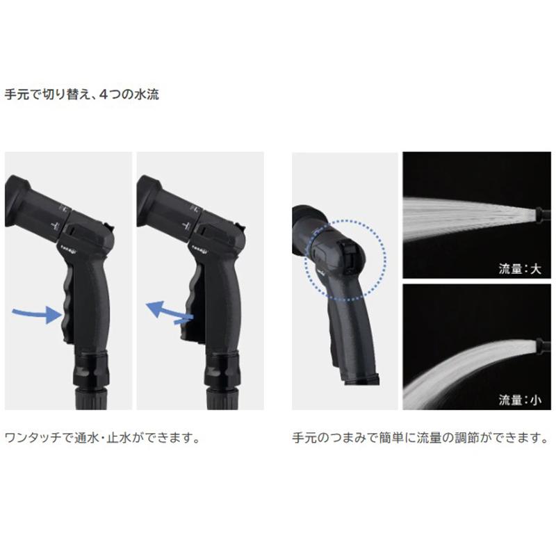 タカギ（takagi） ホース ホースリール BOXY NEXT ブラウン 20m 園芸