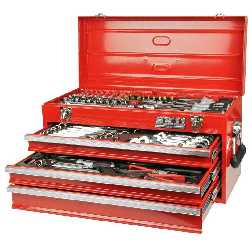 SK11 整備工具セット 133点組 レッド SST-16133RE 藤原産業 DIY SK11 整備工具セット 133点組 レッド SST-16133RE 藤原産業 DIY