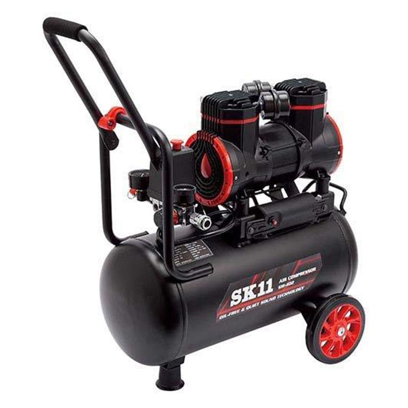 SK11 藤原産業 エアコンプレッサー オイルフリー式 静音式 空気 SK11 藤原産業 エアコンプレッサー オイルフリー式 静音式 空気
