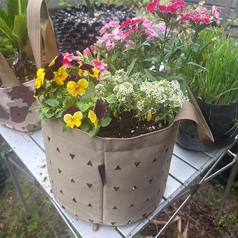 南榮工業（NAN-A） ミライポット ブラック 6号 3.6L MIRAI POT 植木鉢