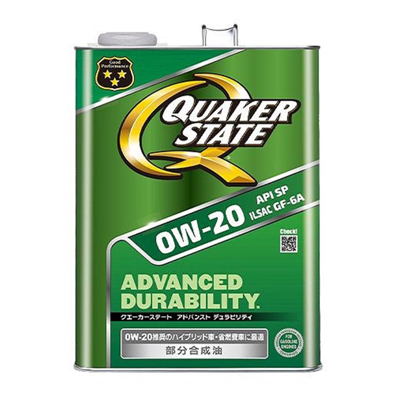 QUAKER STATE アドバンスト デュラビリティ エンジンオイル 4L QUAKER STATE アドバンスト デュラビリティ エンジンオイル 4L