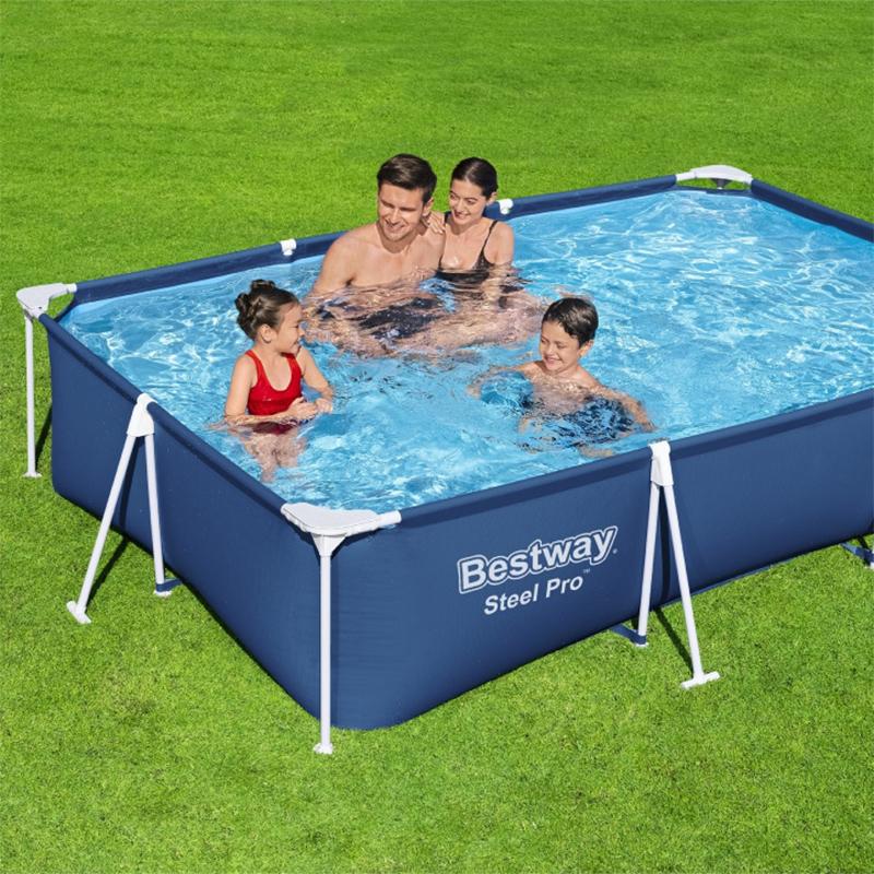 タカショー グランドプール 3m×2.01m×66cm 組み立て式プール 56404 お
