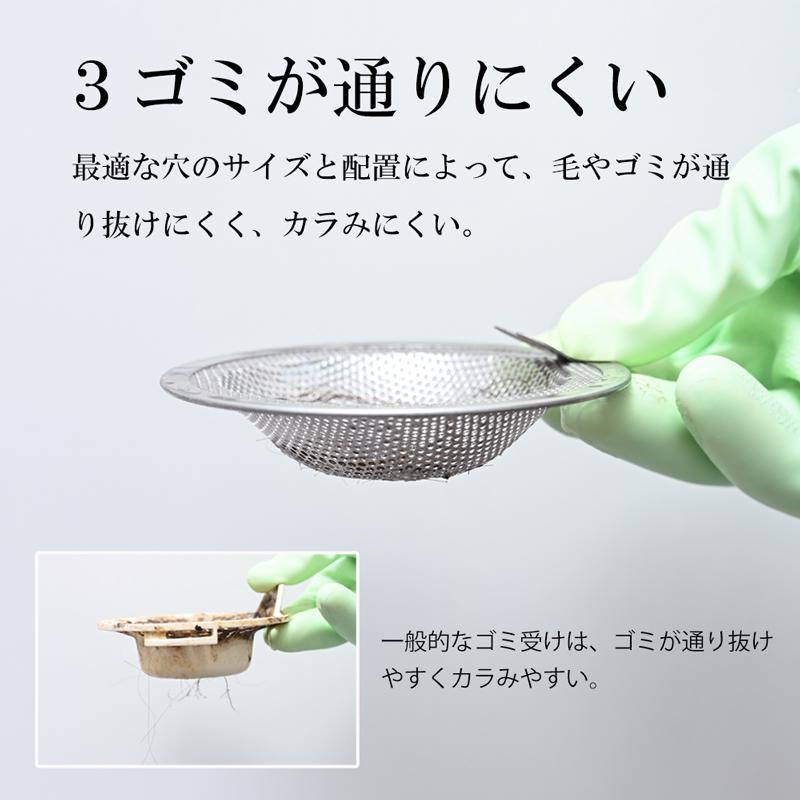 ゼロキーパー 排水口 ゴミ受け ステンレス お風呂 ユニットバス