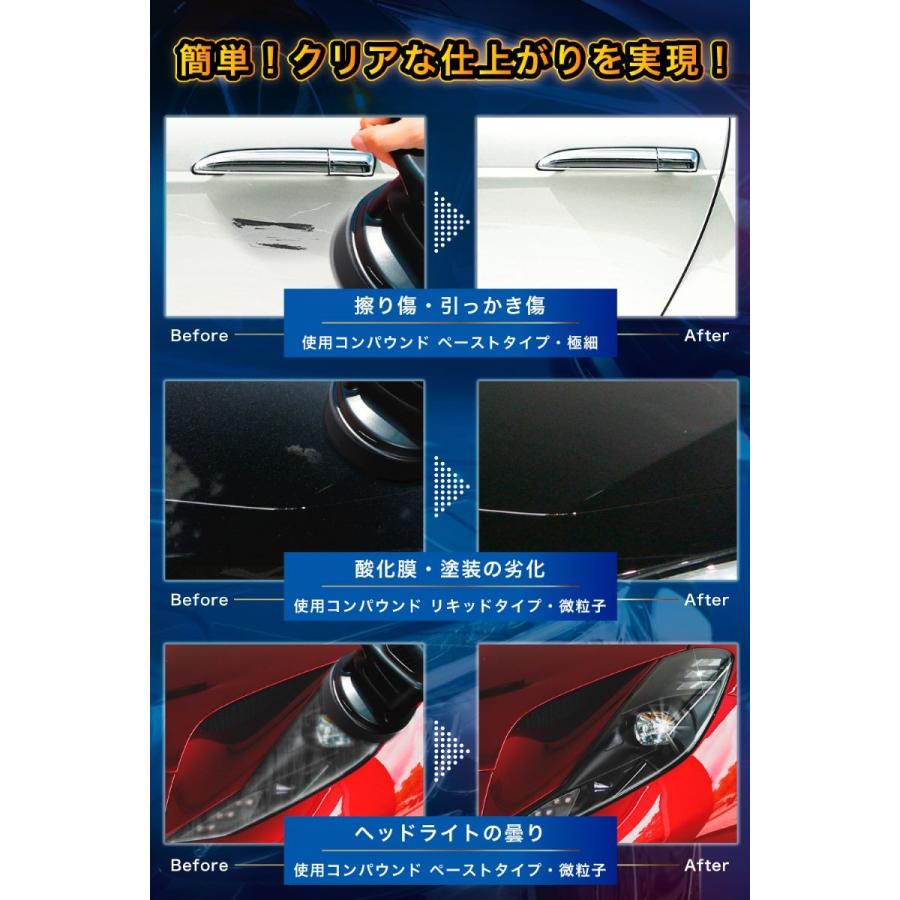 ポリッシャー バフ 125mm スポンジ 極細目〜超微粒子用 マジック貼付 6個入り Hirano｜ek-hirano｜05