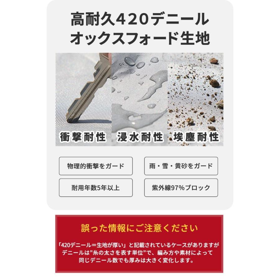 タイヤカバー 屋外 防水 止水ファスナー採用 4本 ＼進化版／ 軽