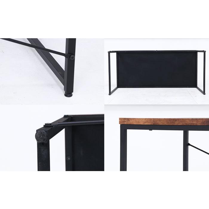 パソコンデスク幅120　 シンプル 極簡易デスク ワークデスク 木製 BLACK デスク 幅120cm ワークデスク コンパクト シンプル 机 デスクワーク