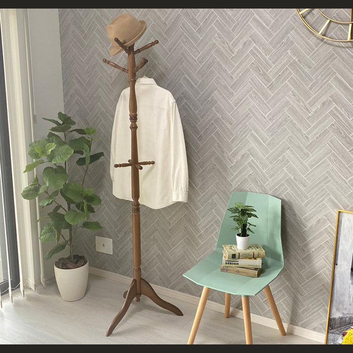 イケア（IKEA） ポールハンガー ハンガーポール コートハンガー 木製