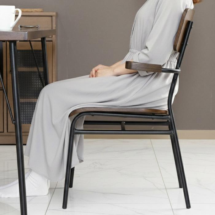 ダイニングチェア 椅子 2脚セット お掃除ロボット対応 ダイニング
