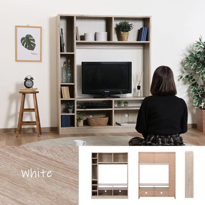 可動式　テレビ台　リビング収納　飾り棚　32インチサイズ TVボード 大型テレビ対応 リビングボード テレビ台 32型 32インチ 幅
