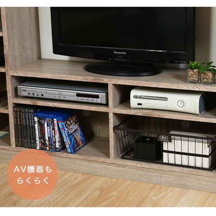 32型テレビ テレビボード付き ローテレビ台(ウォルナット)32型対応のインダストリアル調がおしゃれな