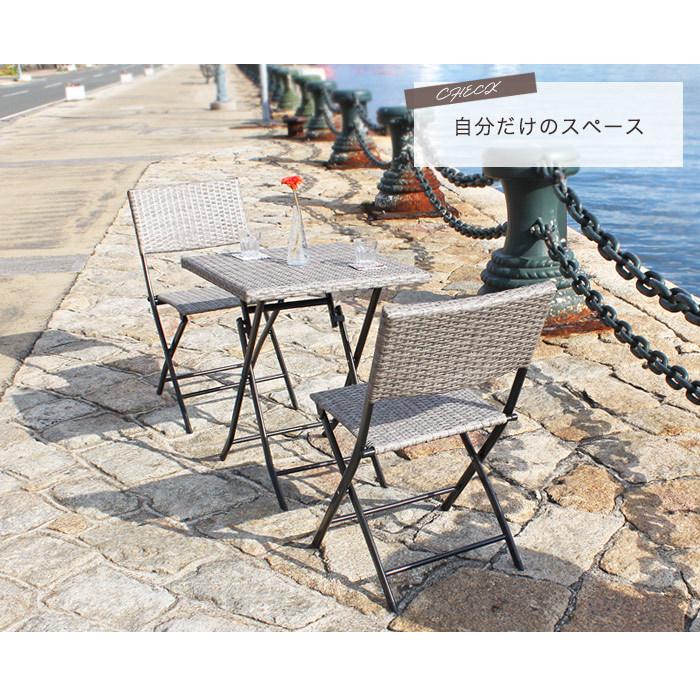 イケア（IKEA） 【期間限定1000円OFF】ガーデン テーブル 3点 セット