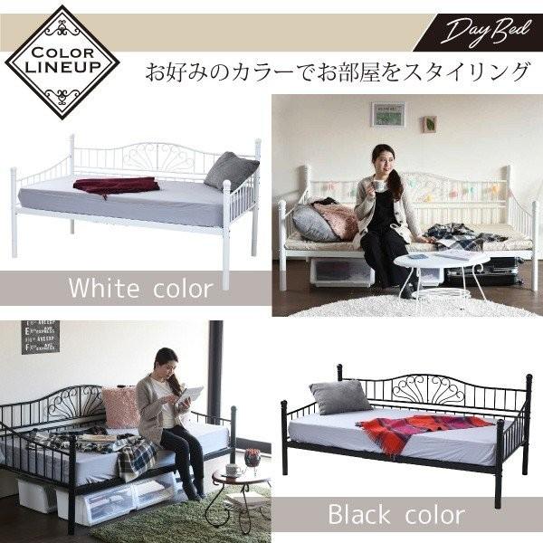 ロートアイアン デイベッド シングル ベッド 幅203 奥行105 フレーム 