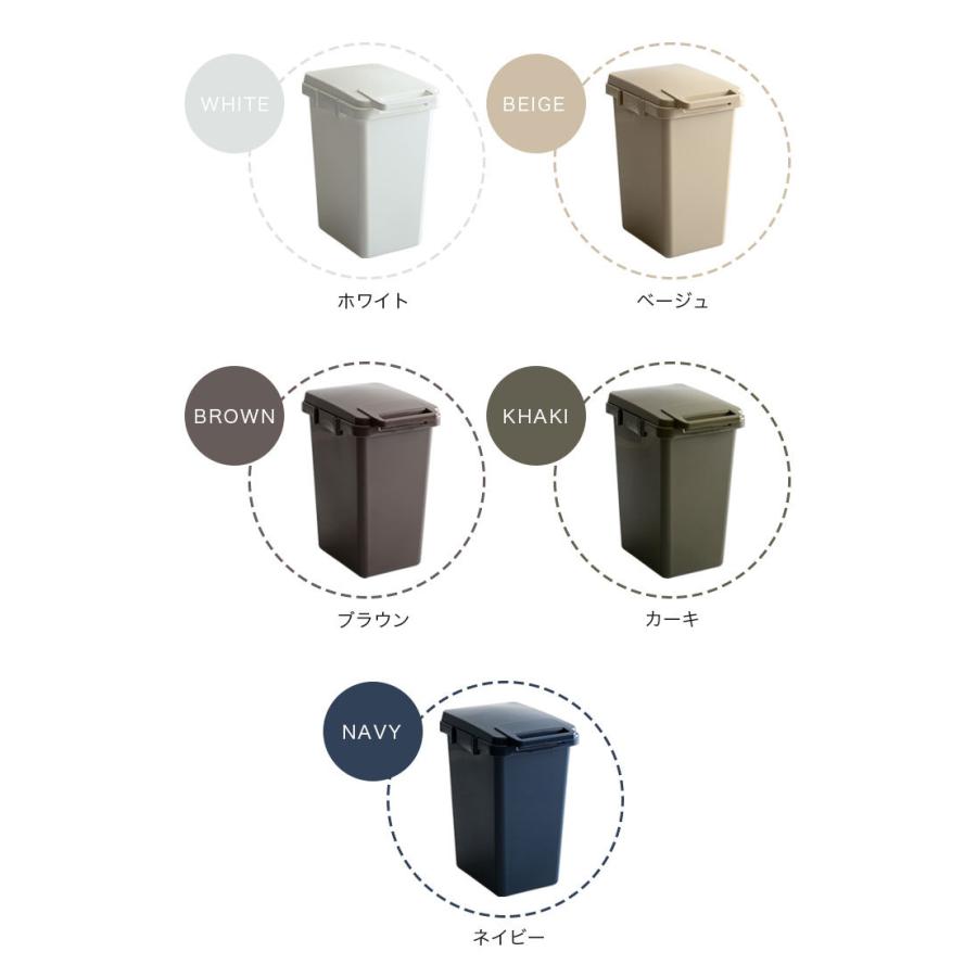 収納付き2連式ゴミ箱 幅74.5cm 45L 分別 ダストボックス ホワイト ゴミ箱 ダストボックス 45L 45リットル 分別 連結可能 丸洗い ふた付き