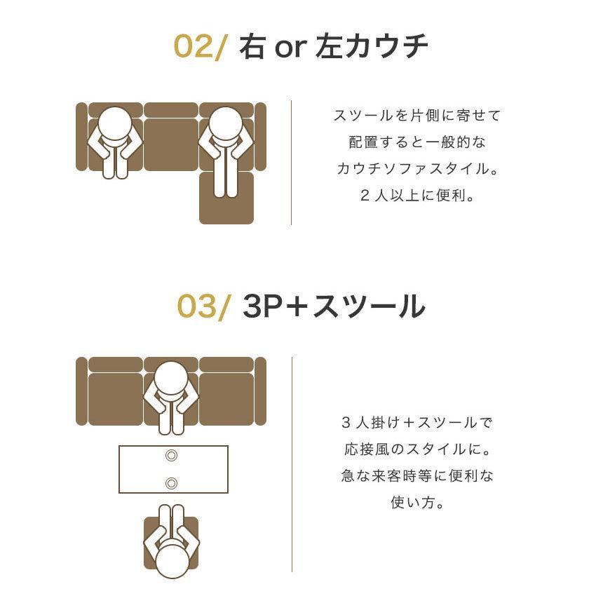 カウチソファー コーナーソファー 3人掛け L字ソファー リビング