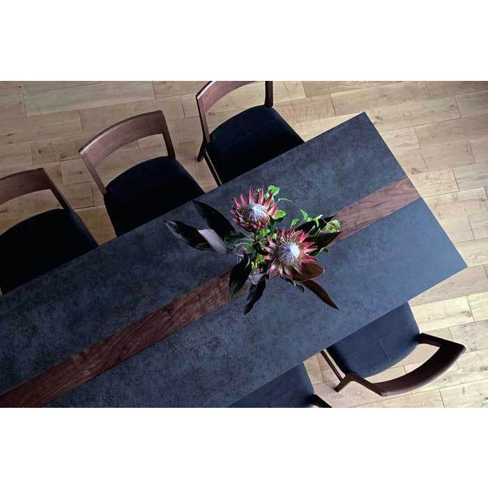 バイソン テーブル165 ウォールナット ブラック セラミック セラミック+ホワイトオークorウォールナット Bison バイソン